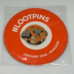 Loot Crate Collector Pin January 2016 Invasion
